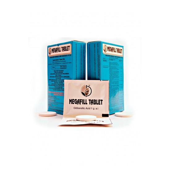 Megafill Tablet (Gibberellic Asit) 1 gramlık Tablet 10 adet.