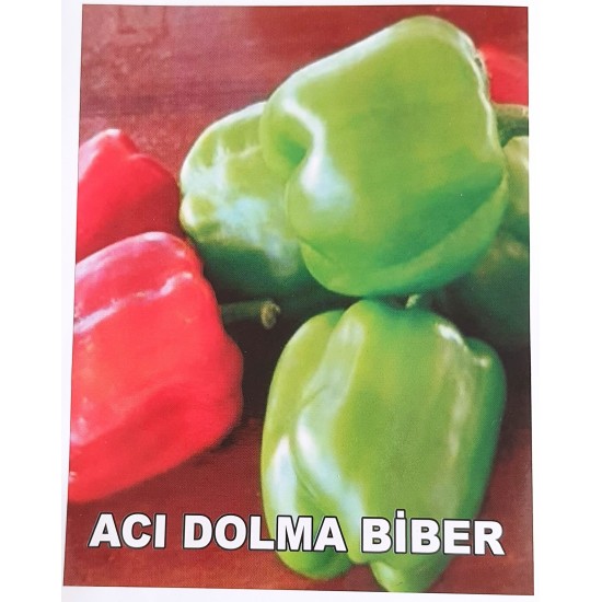 ATA TOHUMU YÖRESEL DOĞAL ACI DOLMA BİBERİ 500 AD  TOHUM  