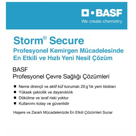 Storm Secure 4g Mum Blok Hazır Fare Yemi 150 Gr 