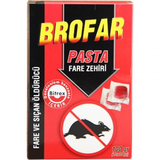 Brofar Pasta Sıçan Ve Fare Zehiri 100 Gram