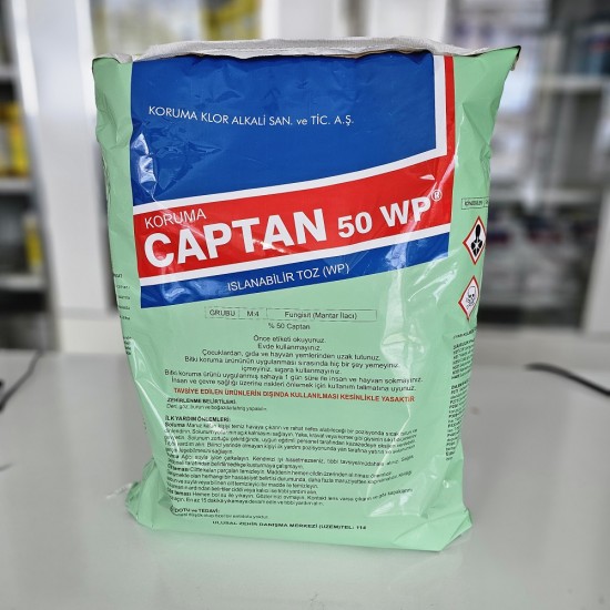 Koruma Captan 50 WP Mantar ilacı 3 Kg 