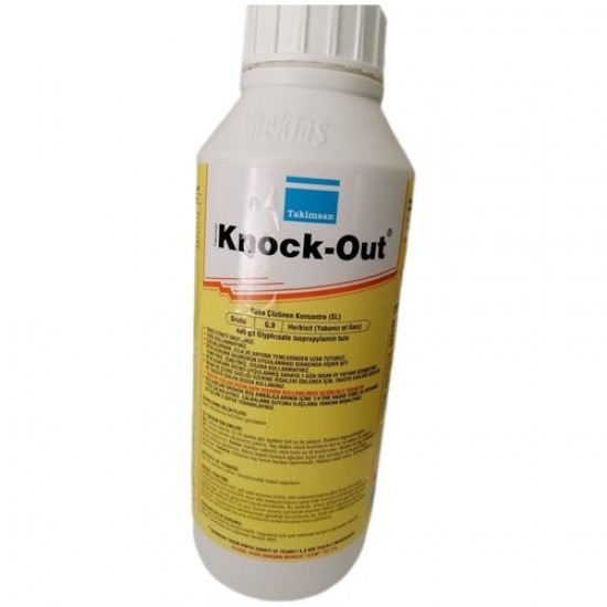 Knock Out Yabancı Ot İlacı Total Herbisit Yeşil Kurutan 1 Litre 