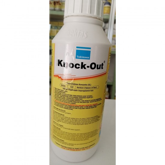 Knock Out Yabancı Ot İlacı Total Herbisit Yeşil Kurutan 1 Litre 